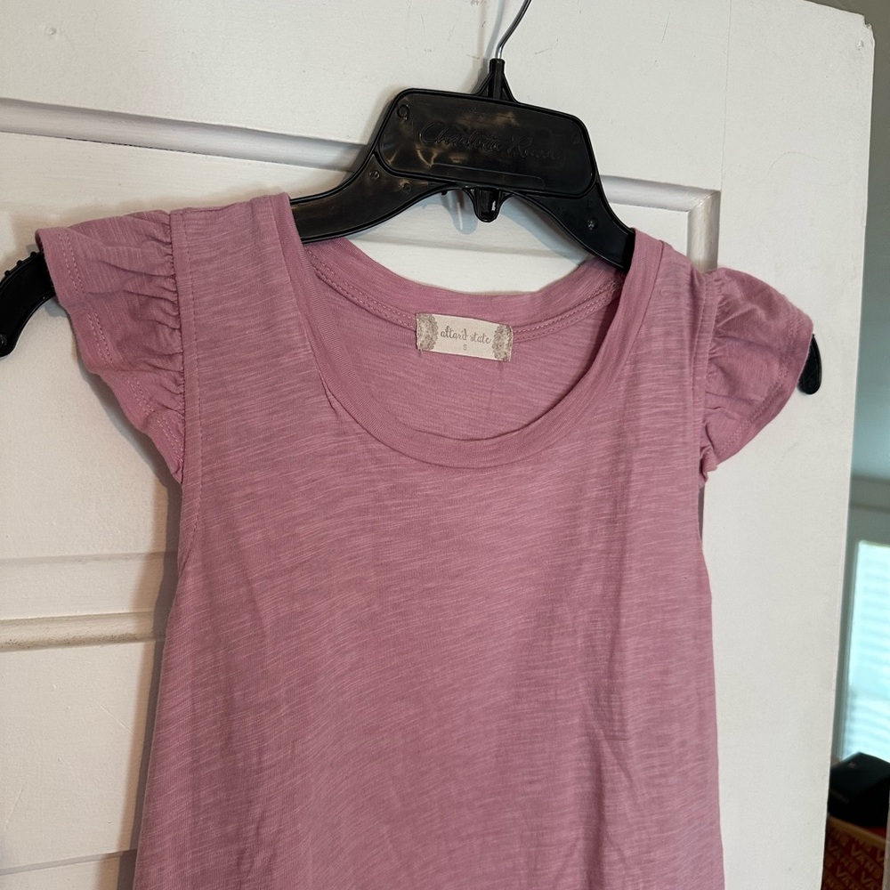 Pink Ruffle Sleeve Tank - Picture 2 of 5
